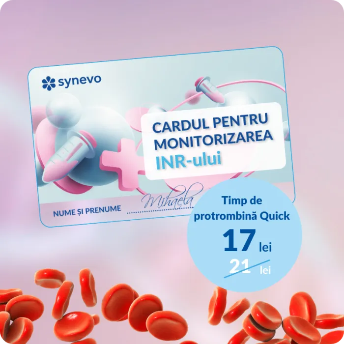 timp quick, inr, card inr